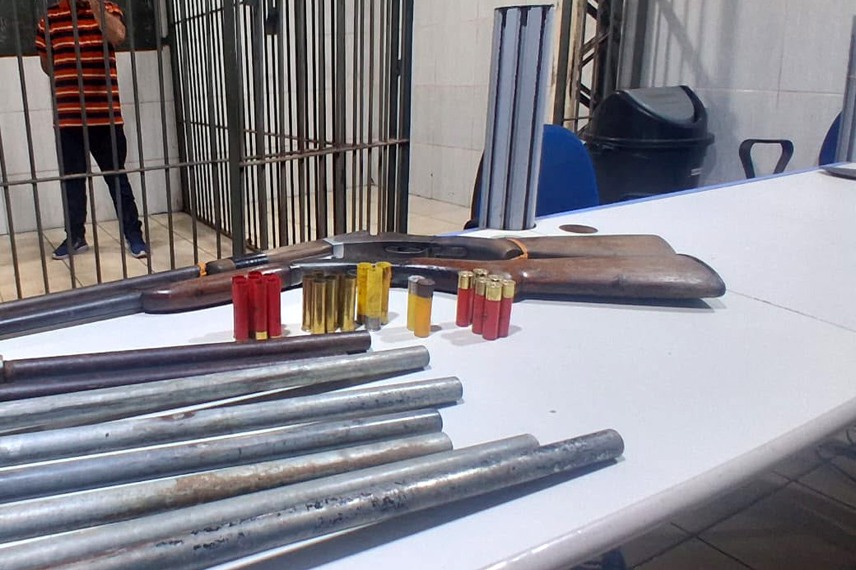 Foragido é preso com 10 armas em propriedade rural na BR-319
