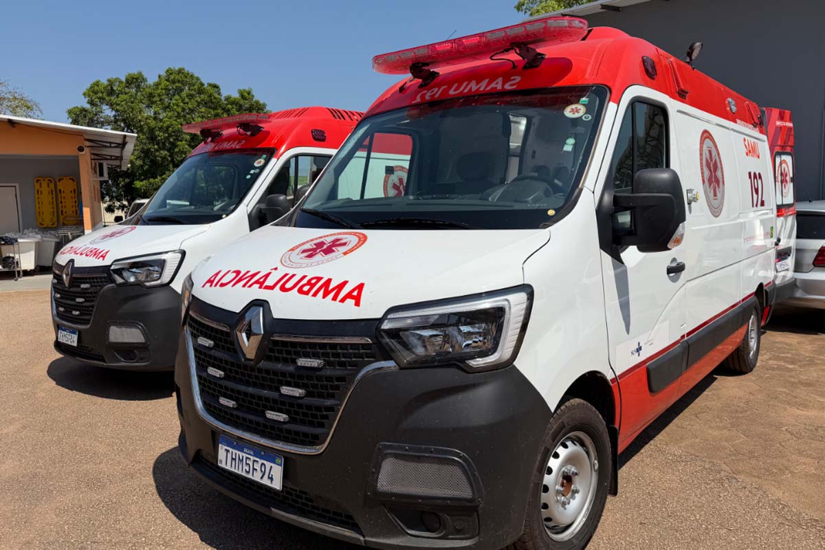 Novas ambulâncias reforçam estrutura do SAMU em Porto Velho
