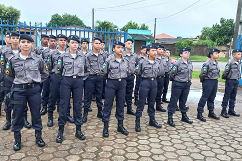 Inscrições abertas para o processo seletivo de alunos a soldados da Polícia Militar Mirim em Ouro Preto do Oeste