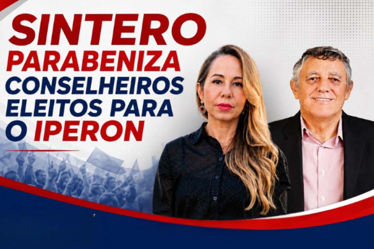SINTERO parabeniza conselheiros eleitos para o IPERON