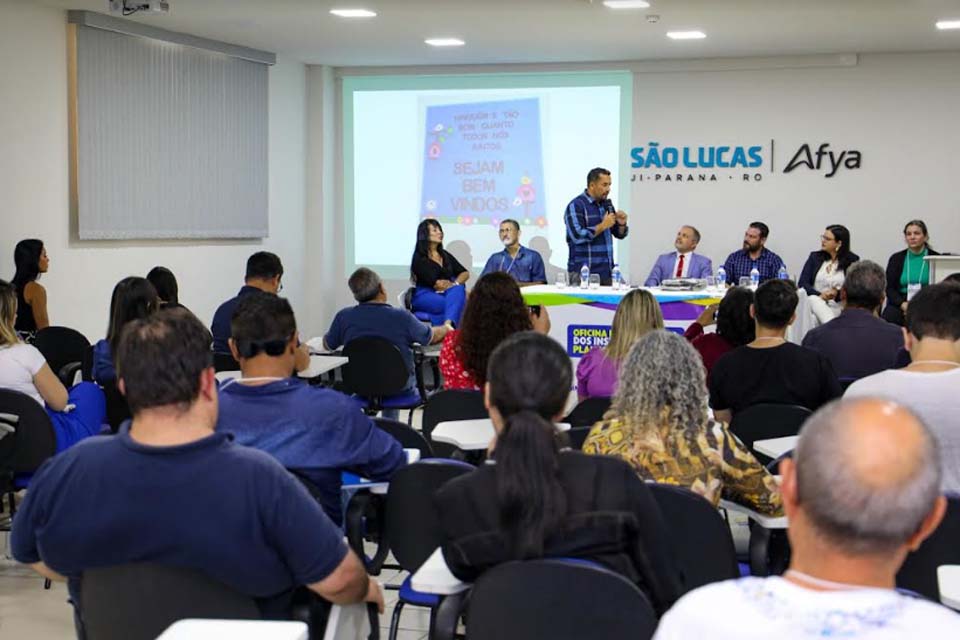 Oficina capacita técnicos da saúde de 12 municípios em Ji-Paraná