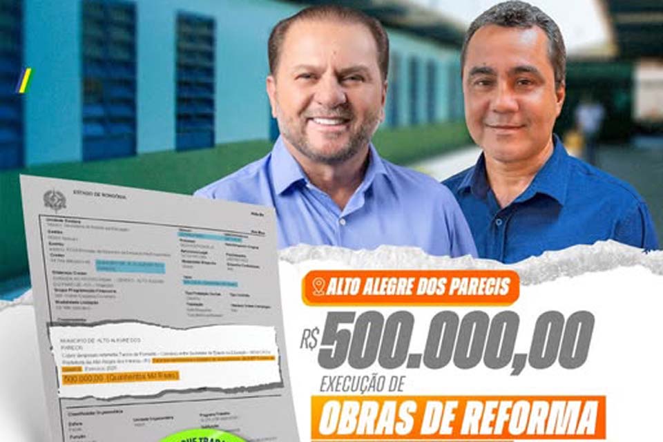Articulação do deputado Cirone Deiró garante R$ 500 mil para  reforma de escola em Alto Alegre dos Parecis
