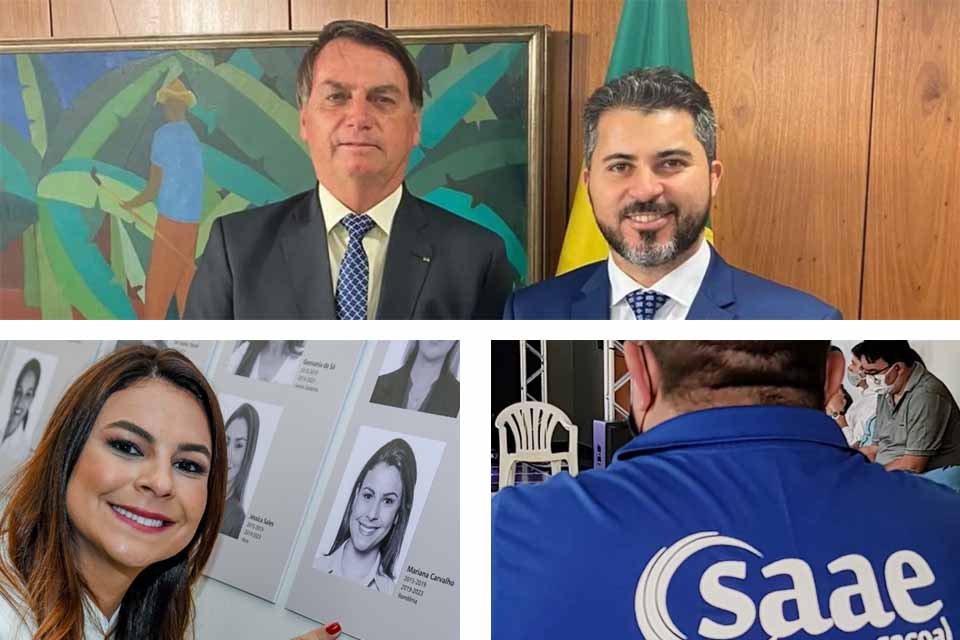 As viúvas de Bolsonaro em Rondônia; Mariana Carvalho de volta ao jogo; e PF dá “presente” de aniversário a Cacoal com operação no SAAE