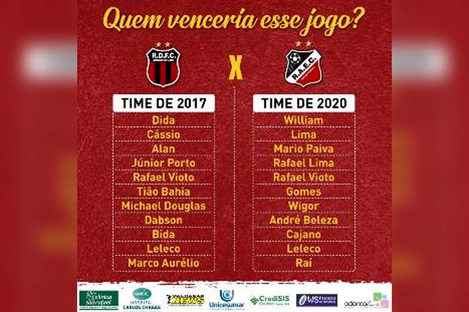 Real Ariquemes lança duelo de gerações nas redes sociais