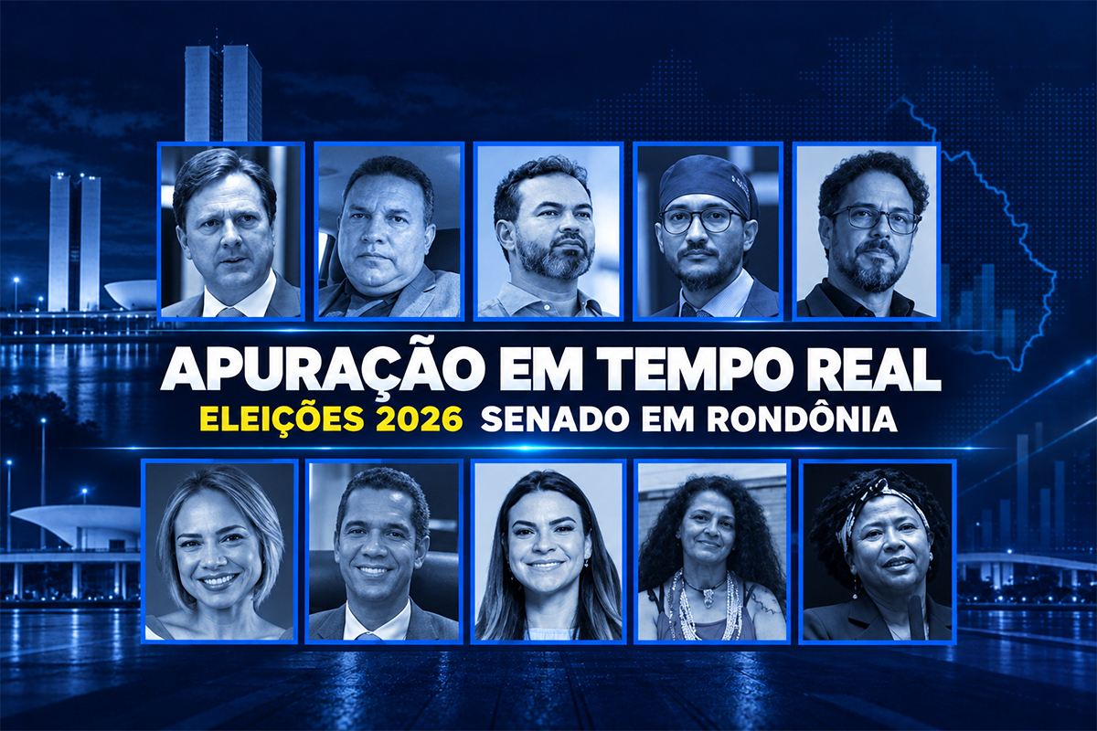 Apuração ao vivo para senador de Rondônia em 2026