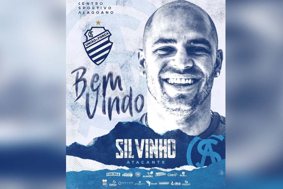 Atacante Silvinho deixa o futebol japonês e é anunciado oficialmente pelo CSA