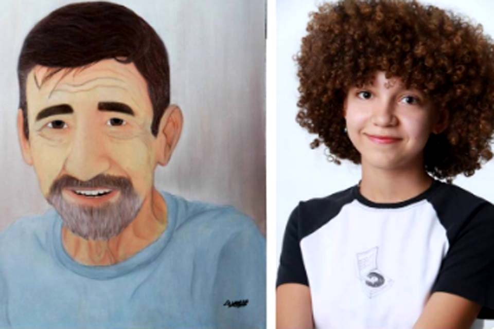 Artista vilhenense de apenas 11 anos tem quadro selecionado para exposição em galeria de Roma na Itália