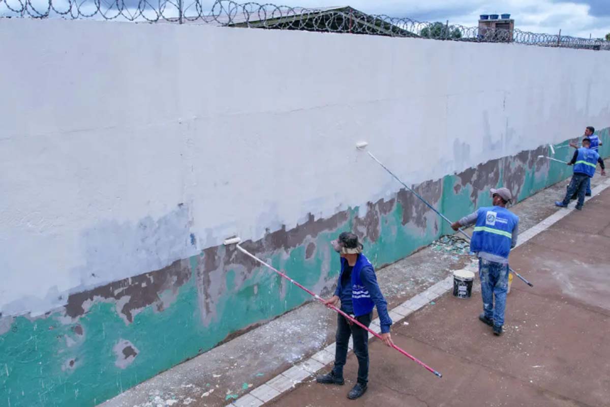Serviços de manutenção e revitalização são realizados pelo governo de RO em escolas estaduais de Porto Velho