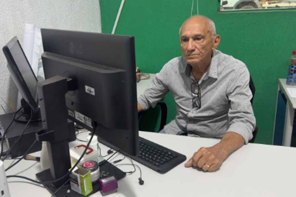 Aos 72 anos, servidor é sinônimo de dedicação e inspiração; prefeito Léo Moraes parabeniza os servidores