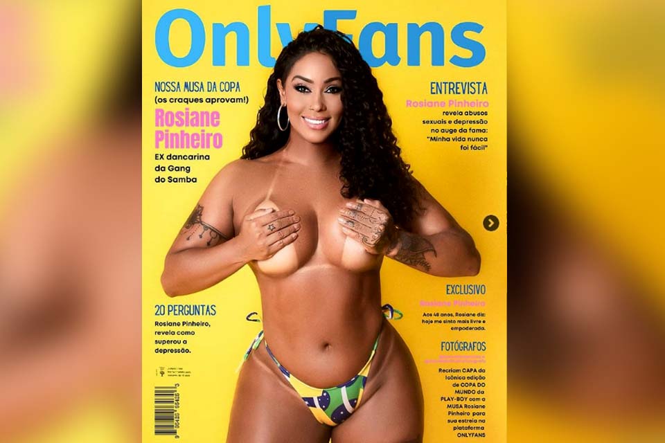 Após recriar ensaio sensual para o Onlyfans, Rosiane Pinheiro lamenta cachê da Playboy: 'Não recebi'