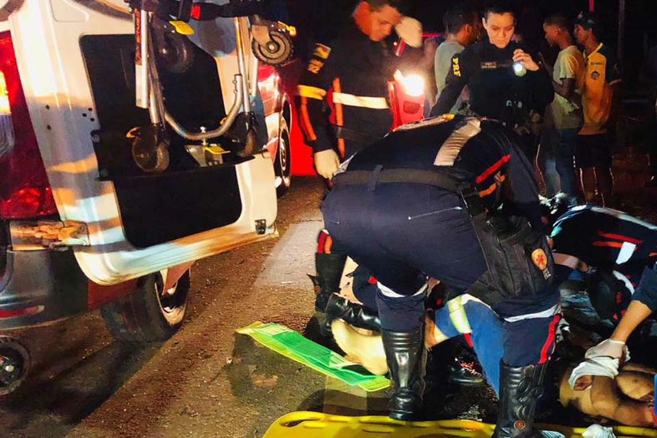 Grave acidente na BR-364 deixa um morto e outro em estado gravíssimo