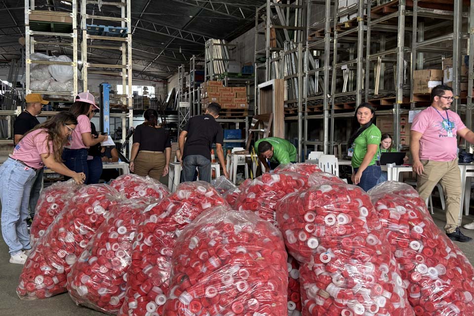 Primeira etapa da gincana move servidores da capital e do interior em prol da solidariedade