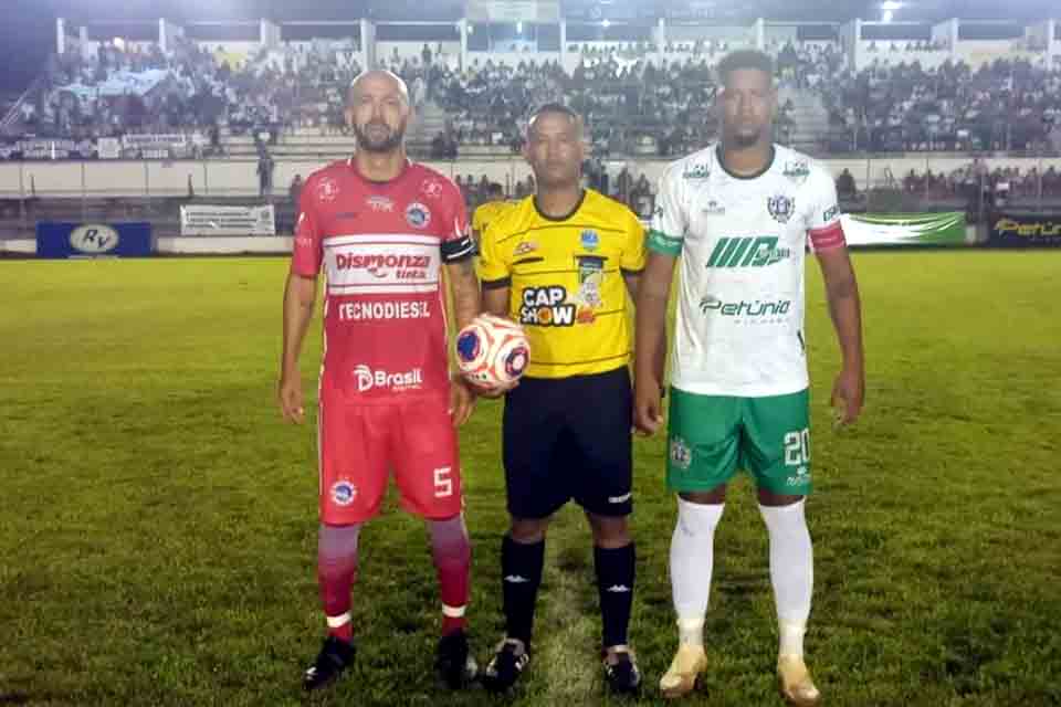 União Cacoalense larga na frente, mas cede empate ao Porto Velho