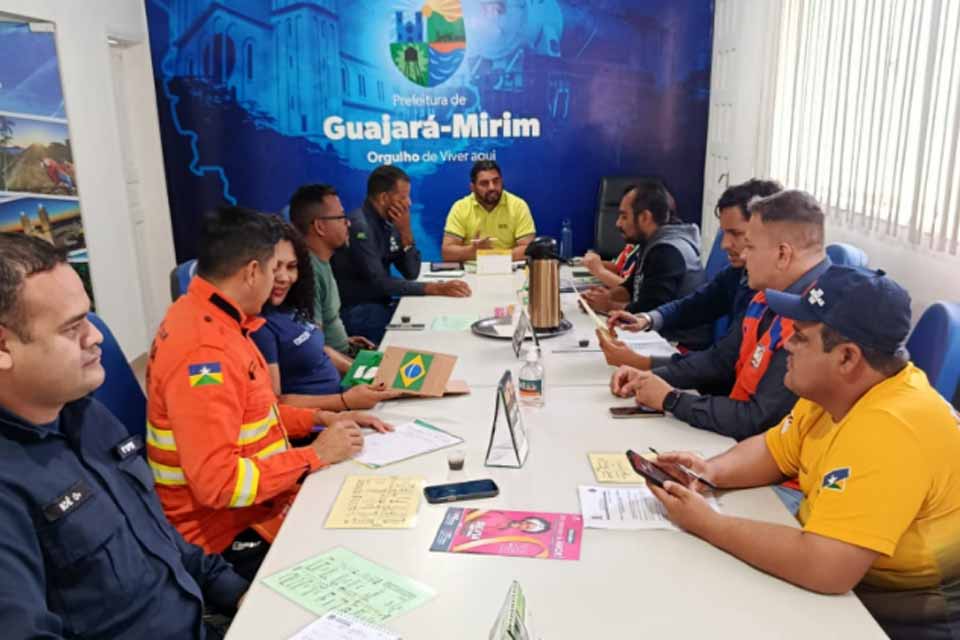 Prefeitura de Guajará-Mirim realiza reunião de alinhamento para a Semana da Pátria 2025
