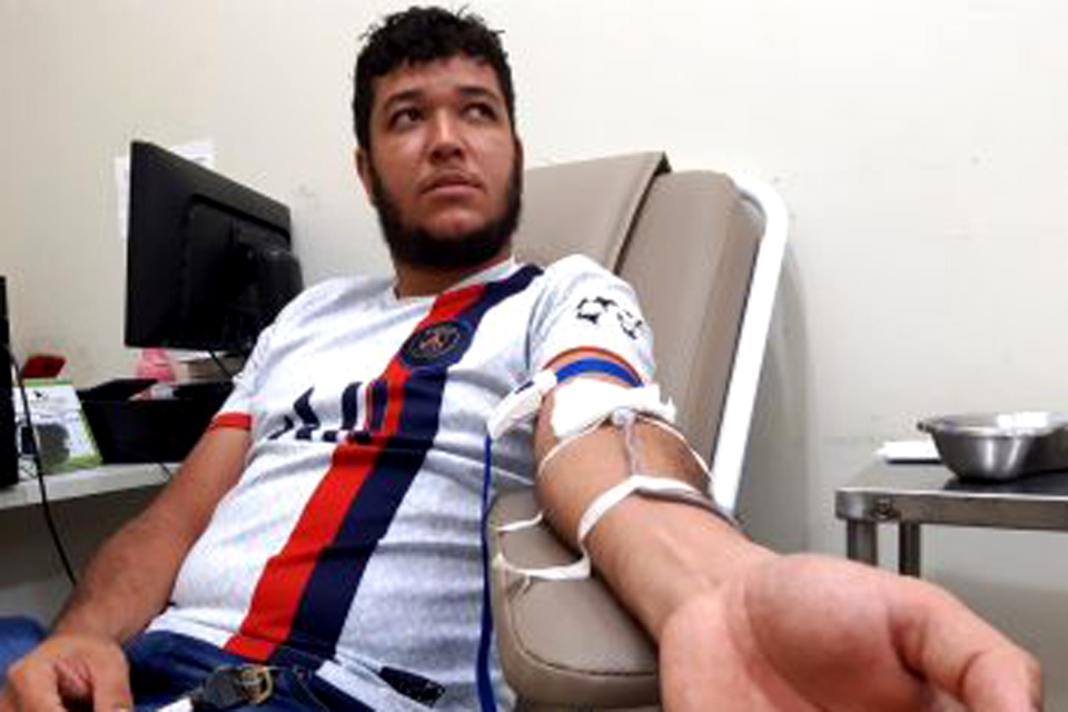 Ato solidário de voluntários garante estoque de sangue no Hemocentro 