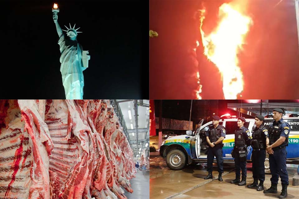 Nada dos autores do atentado à Havan; Rondônia 1º lugar em exportação de carne no Norte; e mais de um assassinato por dia na Capital