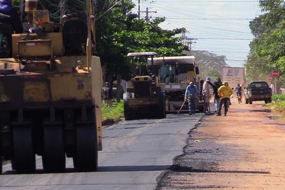 Obras de recapeamento dão melhor trafegabilidade e segurança às vias públicas