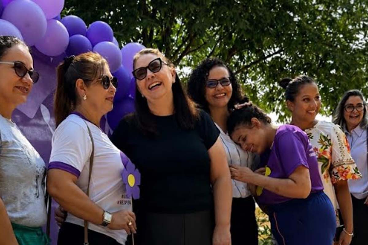 Prefeitura promove ação de enfrentamento à violência contra a mulher durante o Agosto Lilás