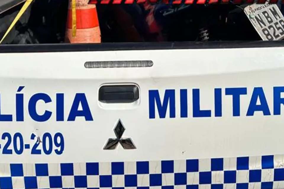 Moto furtada em Pimenta Bueno é recuperada pela PM em Nova Estrela