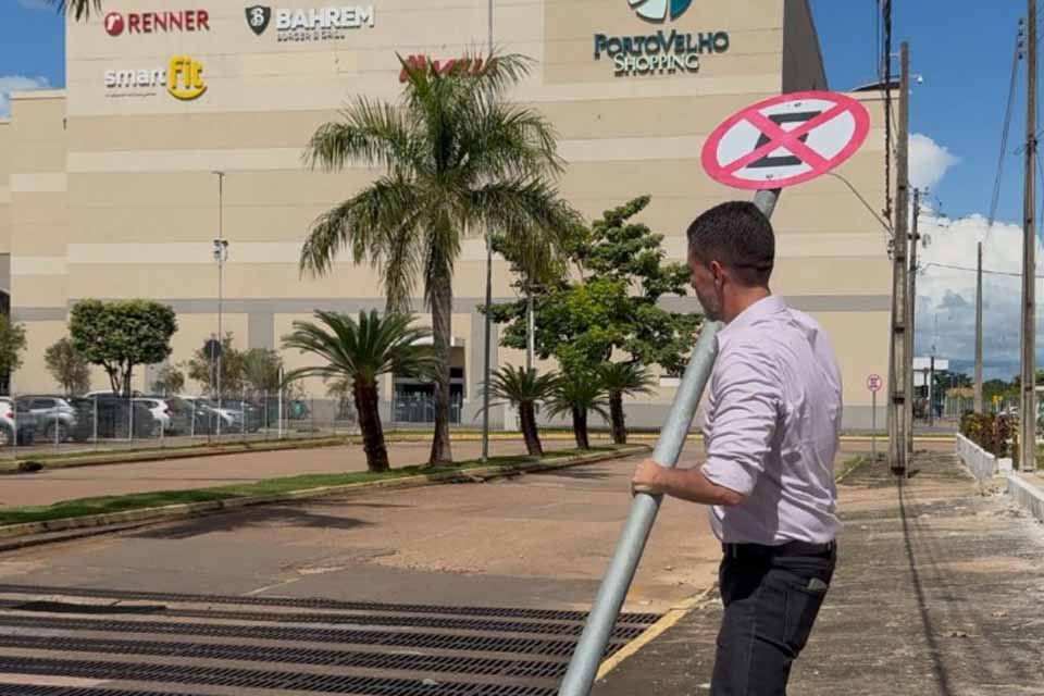 Estacionamento ao entorno do shopping é liberado pela Prefeitura de Porto Velho