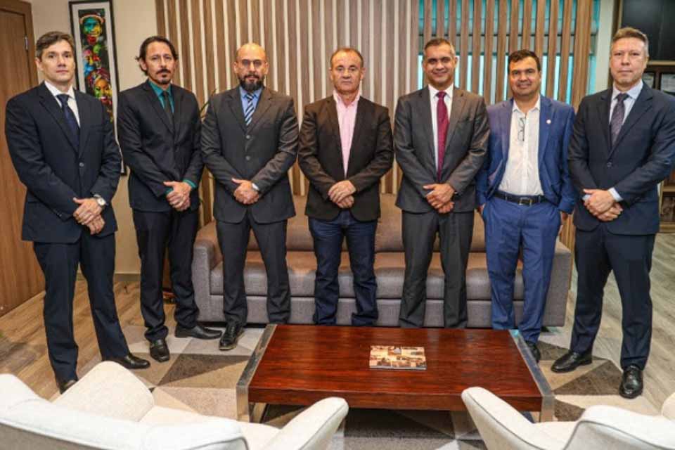 MPRO recebe nova cúpula da Polícia Civil e reforça parceria no combate à criminalidade