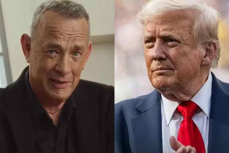 Trump comemora cancelamento de homenagem a Tom Hanks e chama ator de “destrutivo”