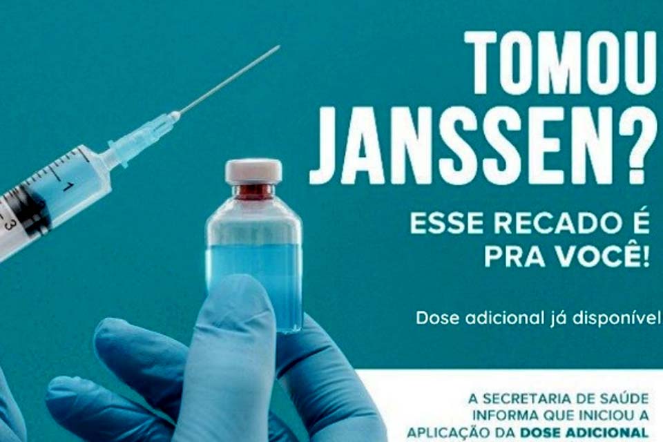secretaria de saúde informa que iniciou a aplicação da dose adicional da vacina