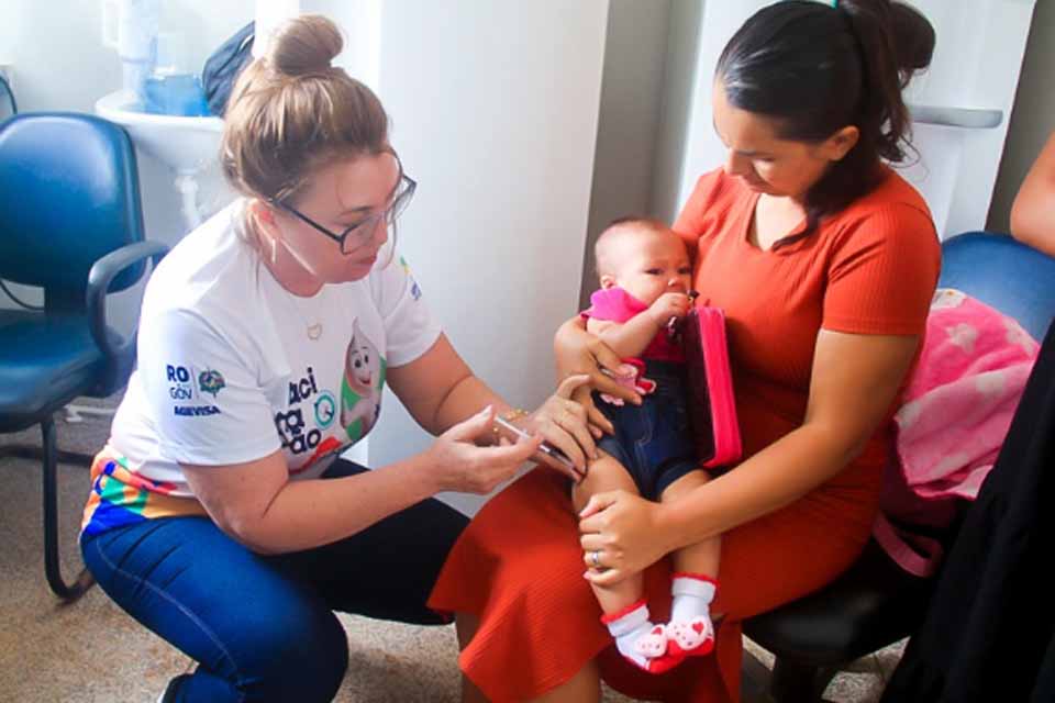 Distritos de fronteira de Porto Velho recebem ação emergencial de imunização contra Sarampo