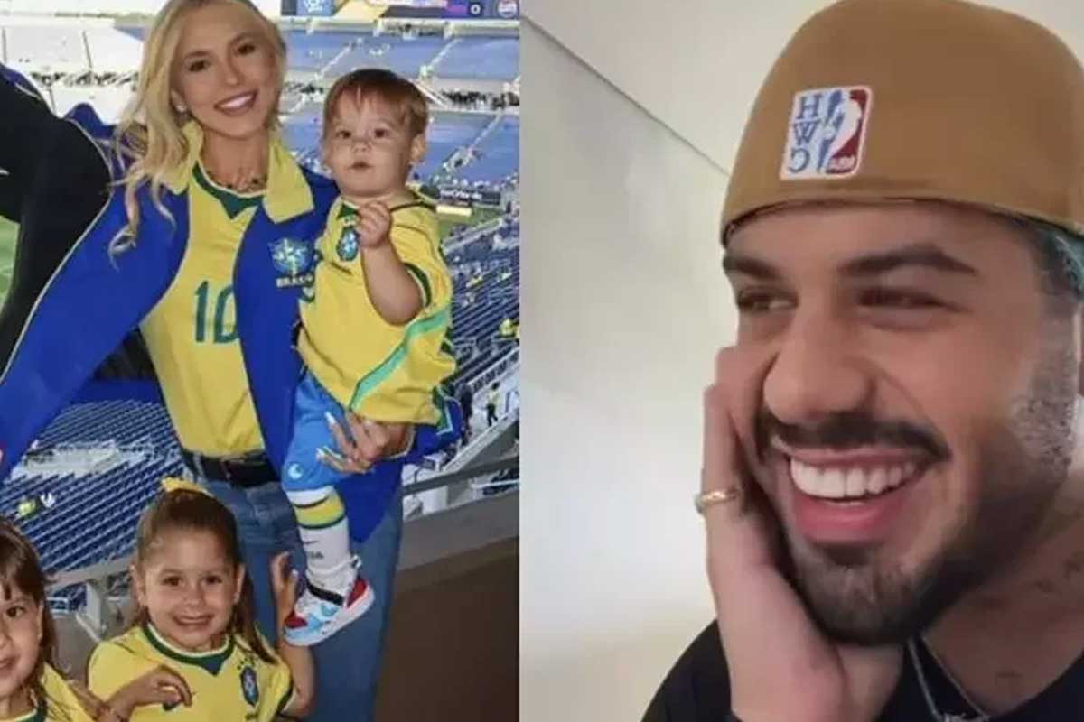 Após Zé Felipe afirmar que irá impor nova rotina aos filhos, Virginia mostra presentes de Vini Jr.