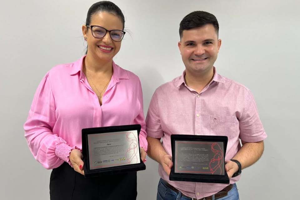 Jaru recebe prêmio pelas ações para prevenção e eliminação da transmissão da Sífilis