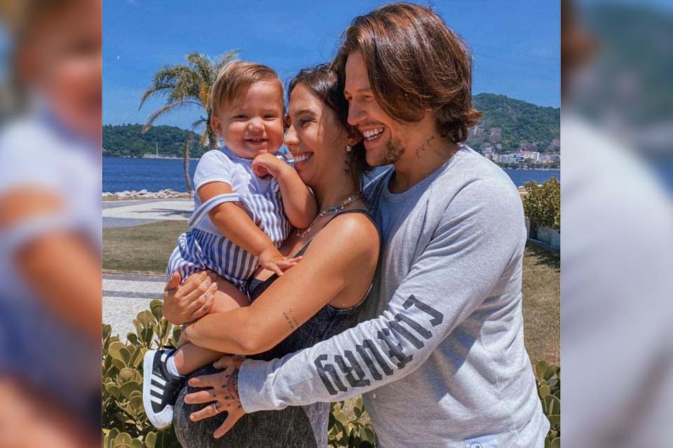 Gabi Brandt e Saulo Poncio celebram 2 anos de casados