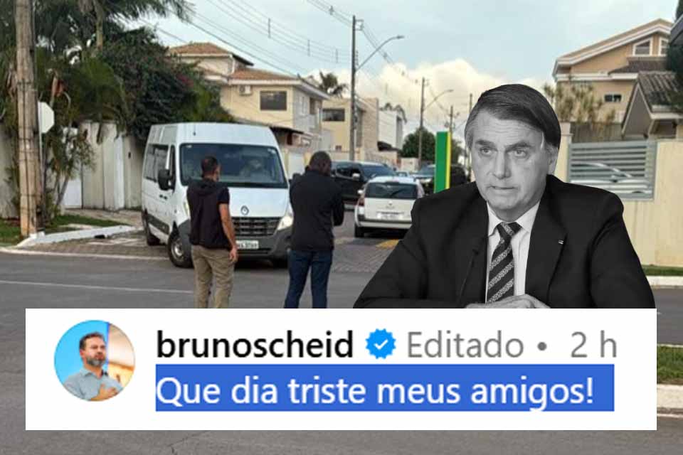 Bruno Scheid reage à prisão de Bolsonaro: “Que dia triste meus amigos! [...] Nunca pensei que veria esta cena”