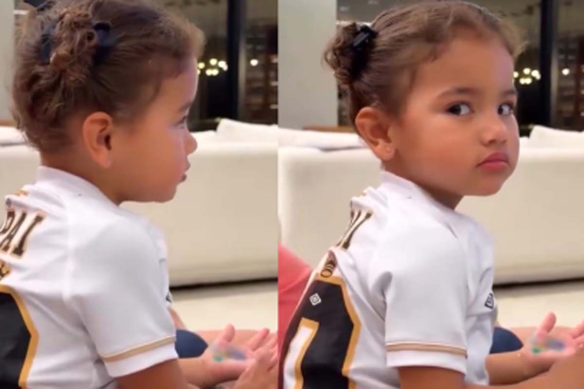 Bruna Biancardi mostra Mavie com ciúmes de crianças ao lado de Neymar: 