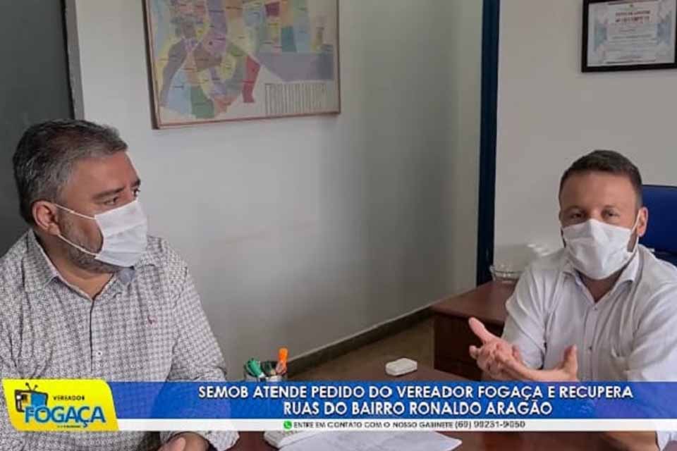 SEMOB recupera vias do Ronaldo Aragão atendendo pedido do vereador Fogaça