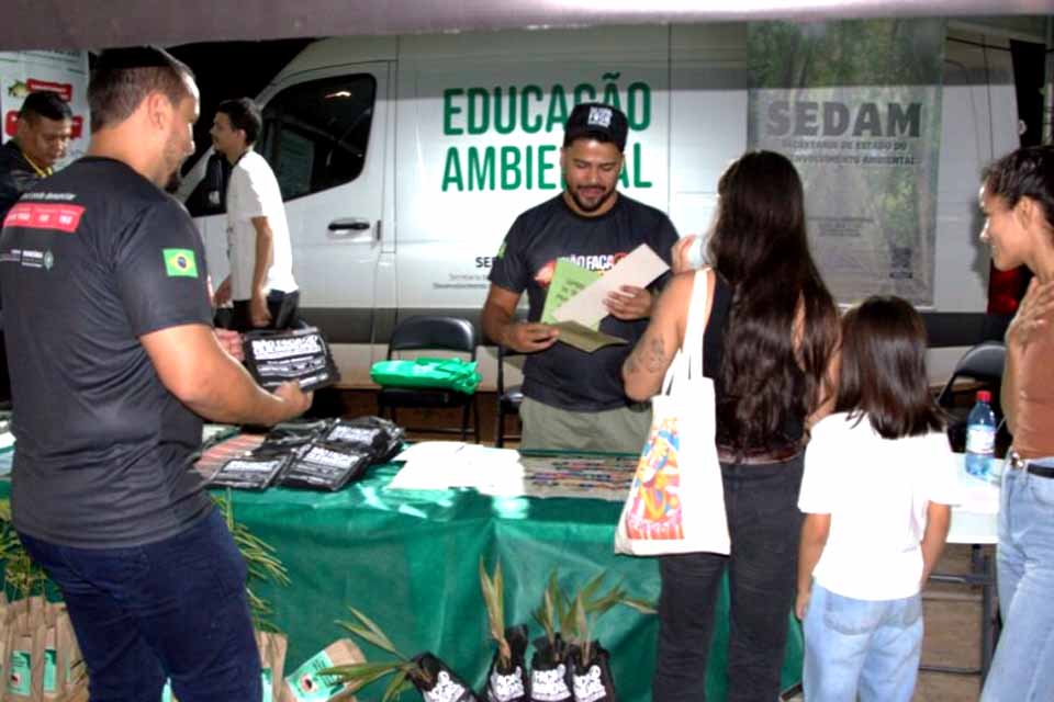 Coleta de resíduos eletroeletrônicos e ações de preservação ambiental são realizadas no Arraial Flor do Maracujá