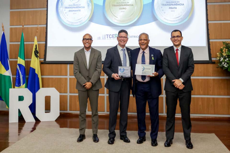 SELO DIAMANTE: Governo de Rondônia celebra transparência máxima em gestão pública