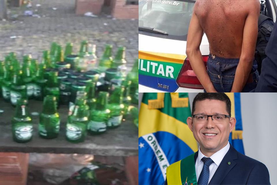 Deputado de Rondônia quer bêbado fora do Espaço Alternativo; pandemia de assaltos, roubos e ‘‘golpes’’; e Rocha faz viagem surpresa a Ariquemes