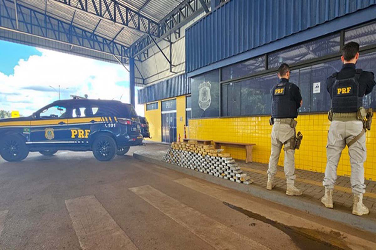PRF apreende cerca de 200 kg de entorpecentes em Vilhena