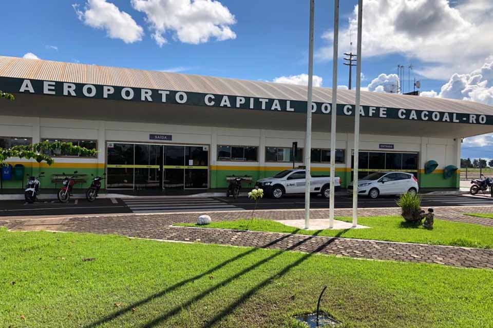 Governo de Rondônia inicia obras no aeroporto Capital do Café, em Cacoal