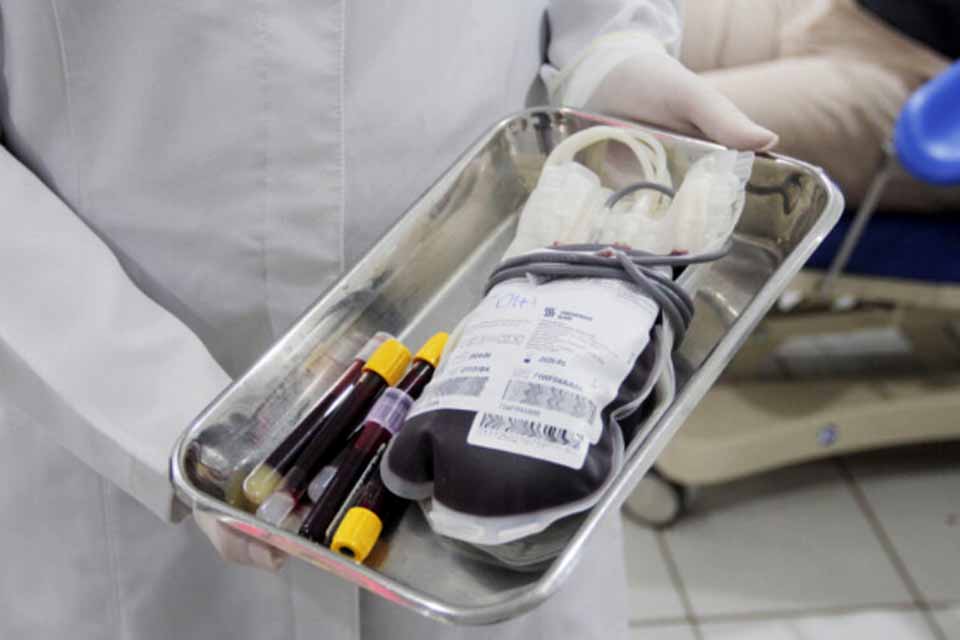 Governo realiza coleta itinerante em Buritis; estoques de sangue no estado seguem em alerta