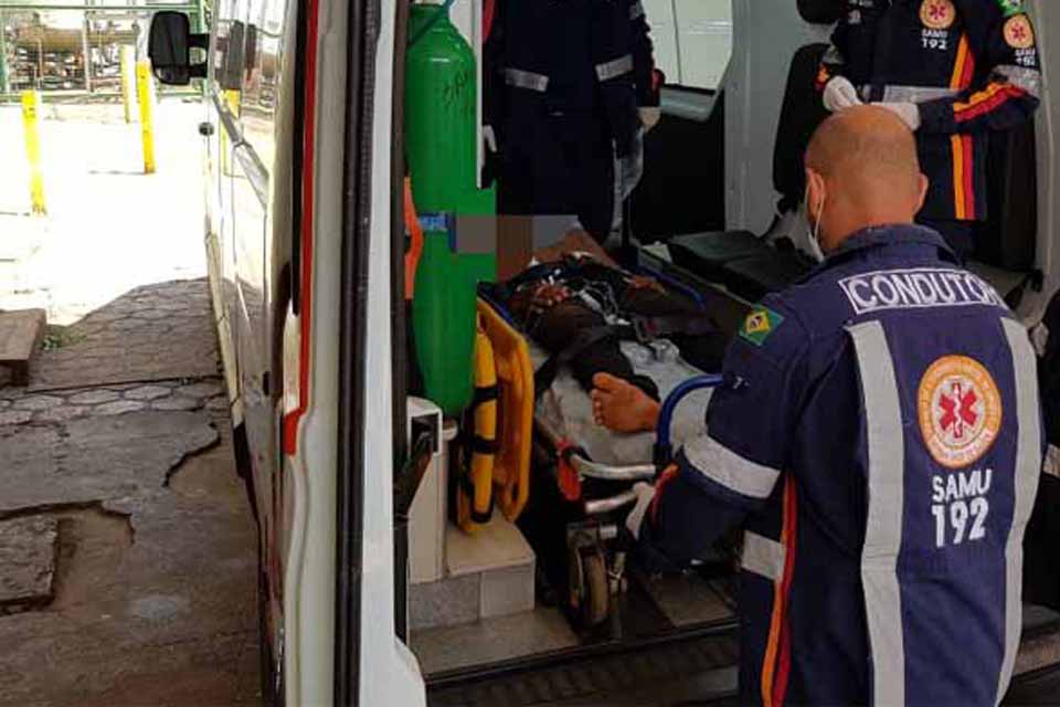 Homem é atacado a facada na zona Leste de Porto Velho