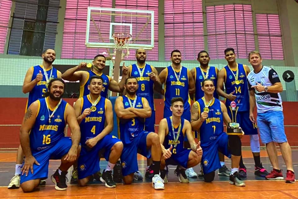 Masculino: Porto Velho Miners Sports é campeão da 1º Copa Amec de basqueste 