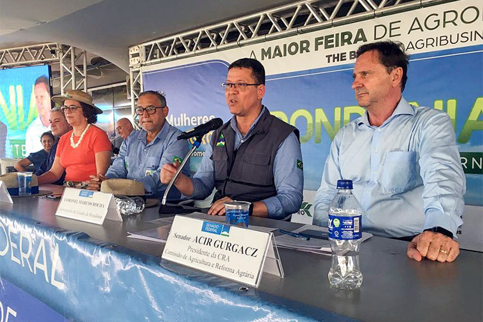 Senador Acir Gurgacz defende aprovação de novo marco do licenciamento ambiental na Rondônia Rural Show 