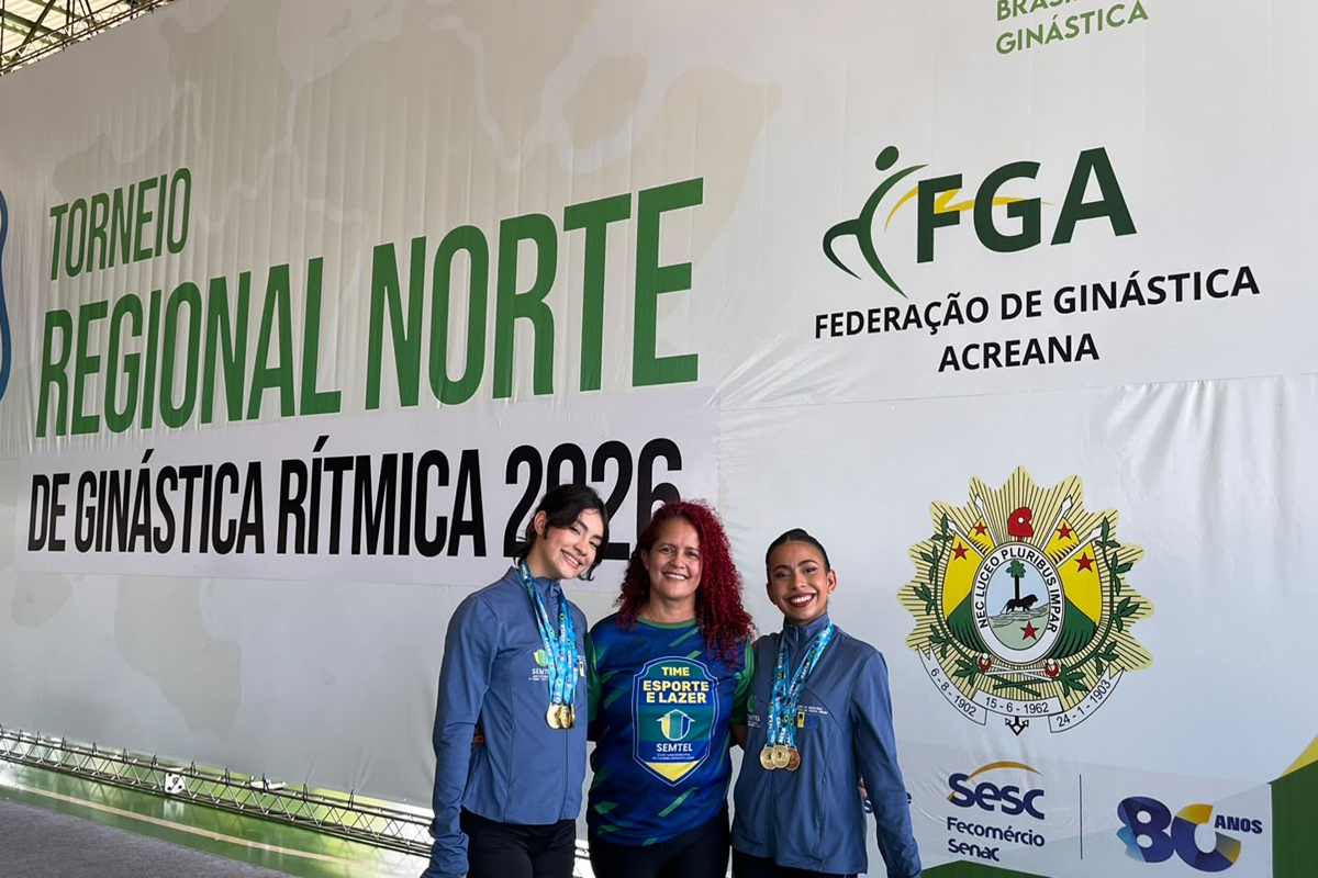 Ginastas do Construindo Campeões brilham no Acre e garantem classificação para etapa nacional