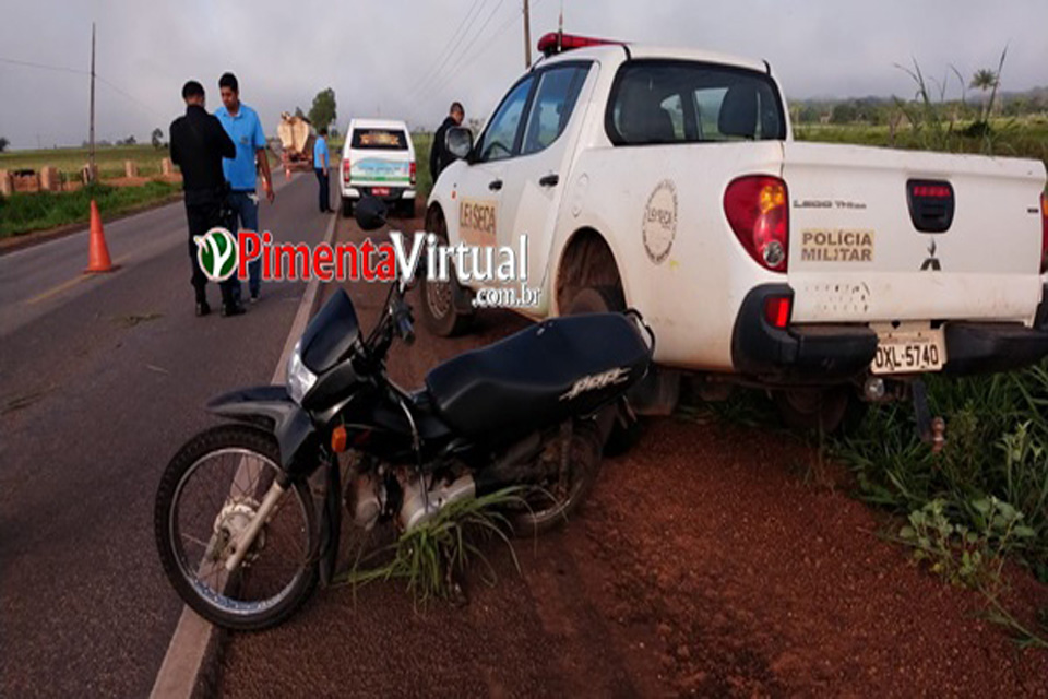 Motociclista morre após acidente na RO-387 em Pimenta Bueno