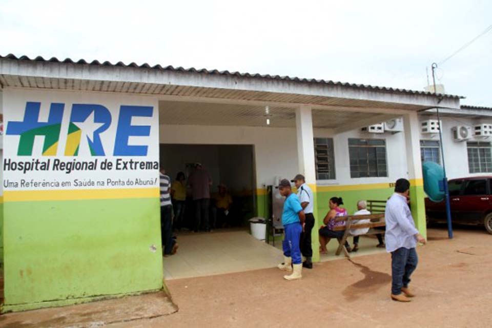 Secretaria de Obras e Serviços Públicos inicia reforma dos Hospitais Regionais de Buritis e Extrema
