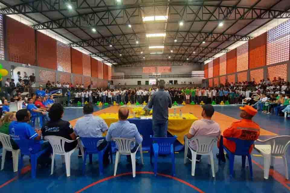 Fase municipal dos Jogos Escolares de Rondônia em Cacoal reúne atletas em 18 modalidades esportivas