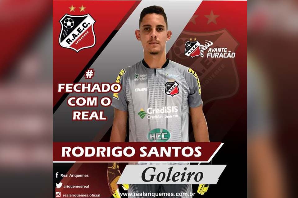Real Ariquemes anuncia permanência do goleiro Rodrigo Santos