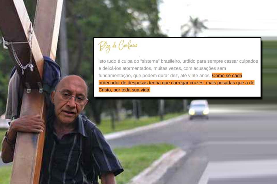 Senador de Rondônia mostra desprezo às instituições de controle ao comparar problemas de ordenadores de despesa com o peso da cruz de Cristo