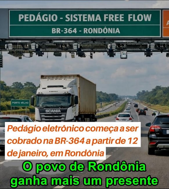Professor Nazareno, o mais polêmico do Norte, escreve: Pedágio na BR-364 está é barato